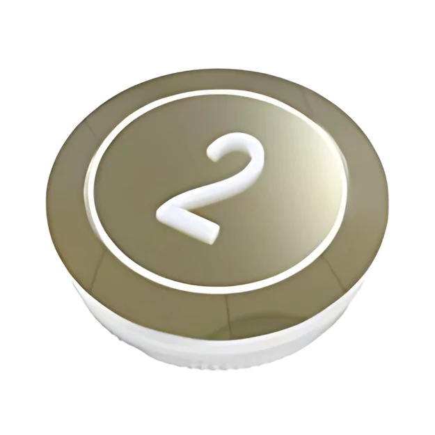 elevator push button golden